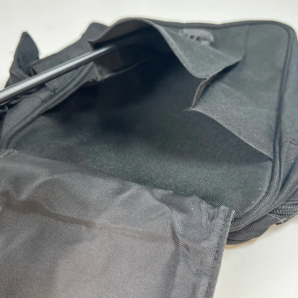 Rockport Crossbody Bag Black Small Canvas Utility Messenger
